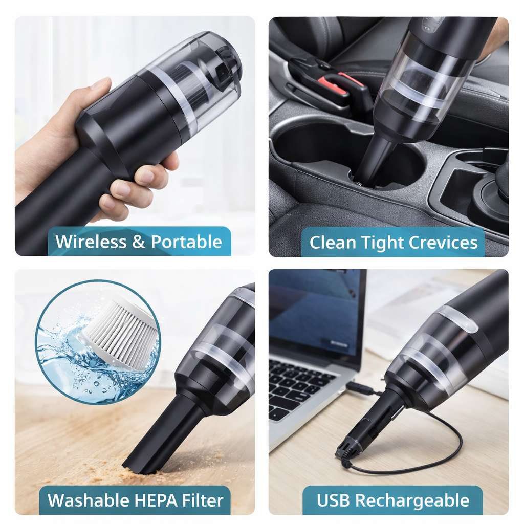 Mini Rechargeable Dust Cleaner